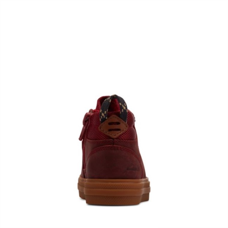 Nova Hike Niño Cuero Burdeos Cuero Burdeos Clarks