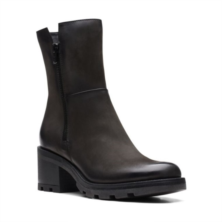 Cremallera Odollo Nubuck Negro Clarks Nubuck Negro