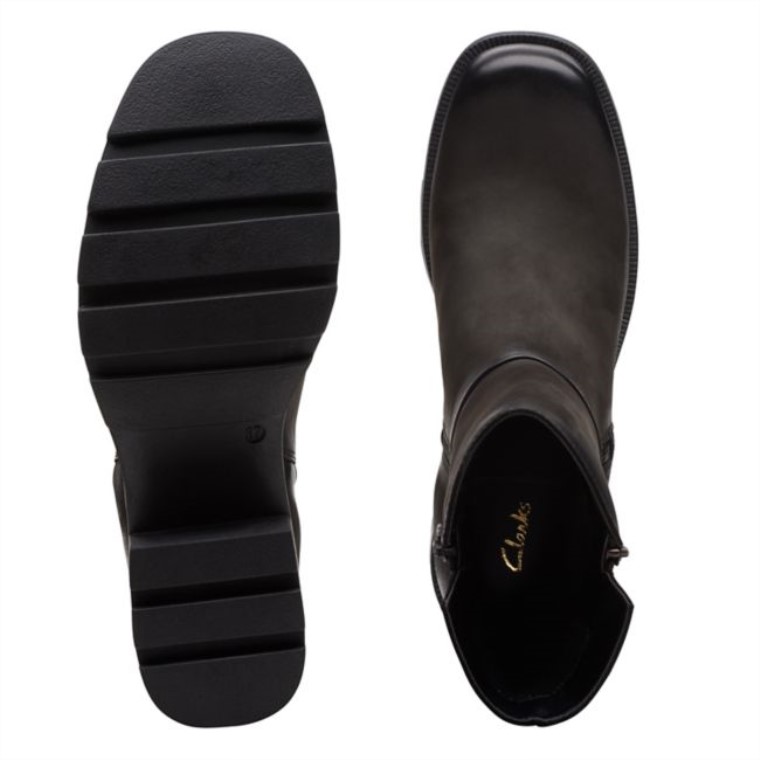 Cremallera Odollo Nubuck Negro Clarks Nubuck Negro