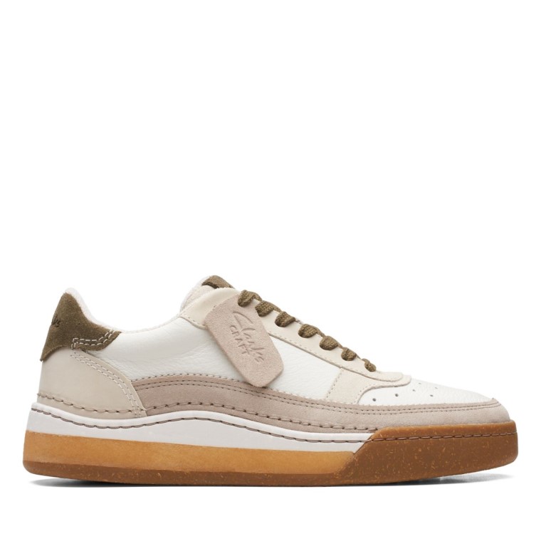 Combi Blanco Roto Clarks Craft Court Lace Combi Blanco Roto