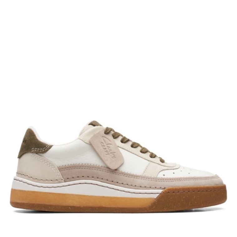 Combi Blanco Roto Clarks Craft Court Lace Combi Blanco Roto