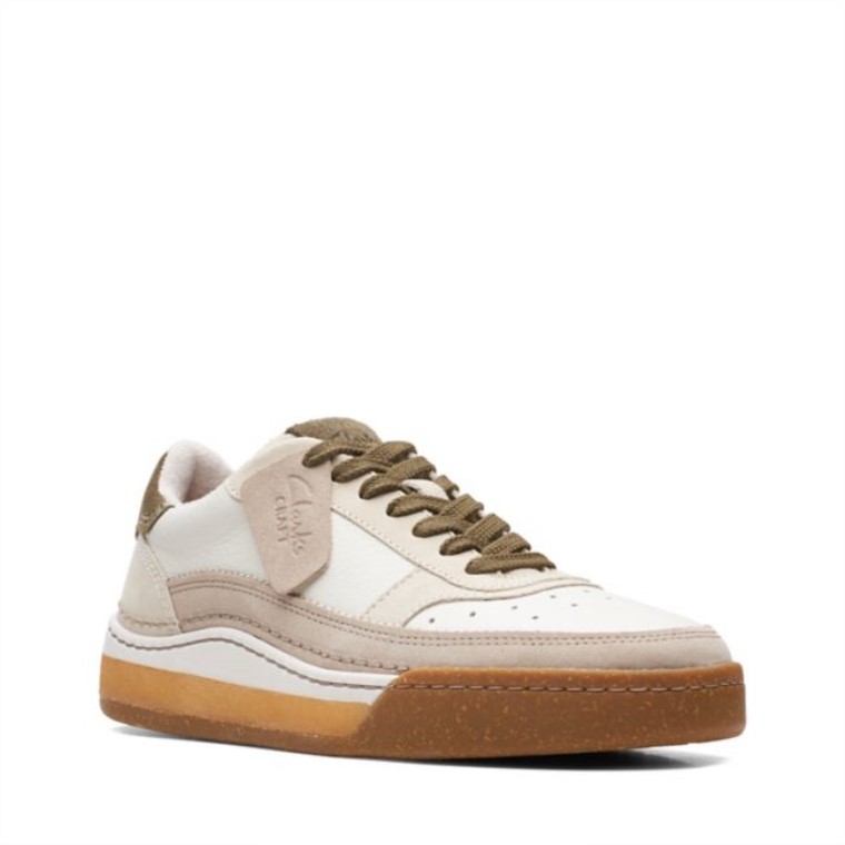 Combi Blanco Roto Clarks Craft Court Lace Combi Blanco Roto