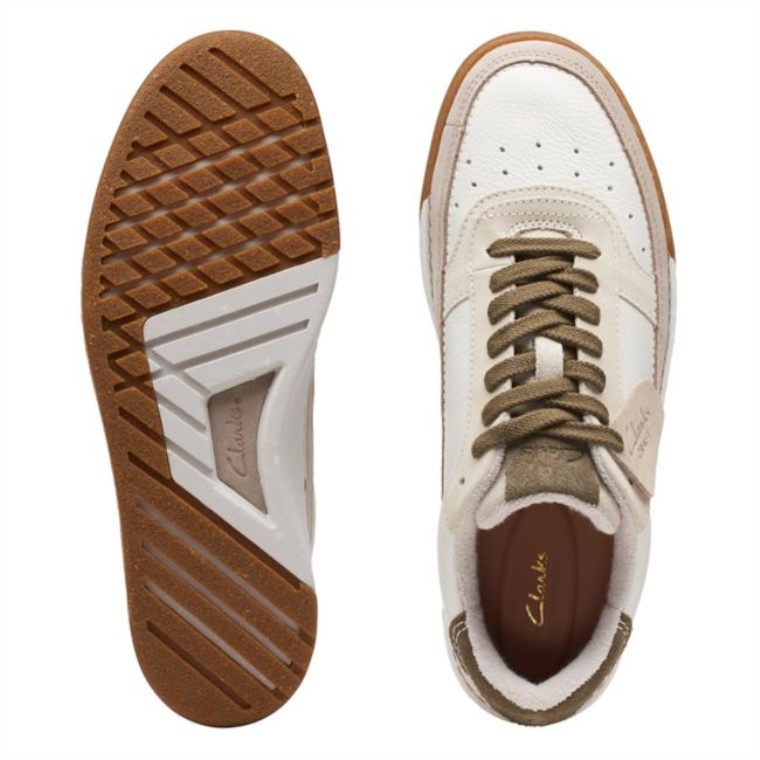 Combi Blanco Roto Clarks Craft Court Lace Combi Blanco Roto