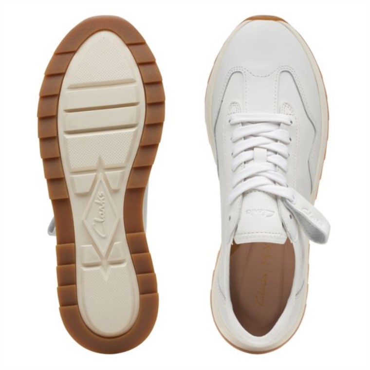 Cuero Blanco Roto Dash Lite Lo Cuero Blanco Roto Clarks