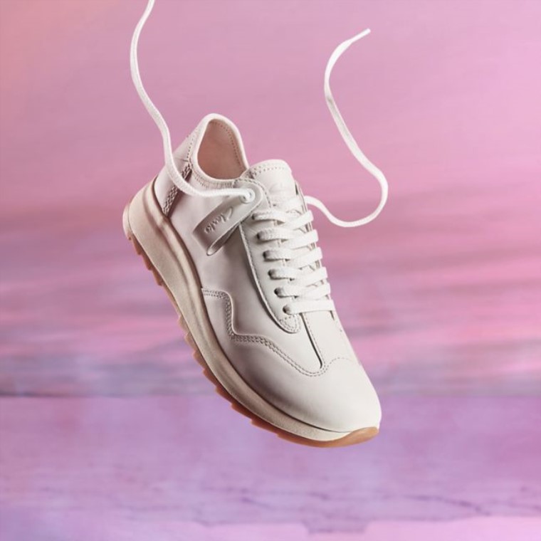 Cuero Blanco Roto Dash Lite Lo Cuero Blanco Roto Clarks