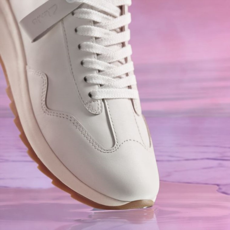 Cuero Blanco Roto Dash Lite Lo Cuero Blanco Roto Clarks