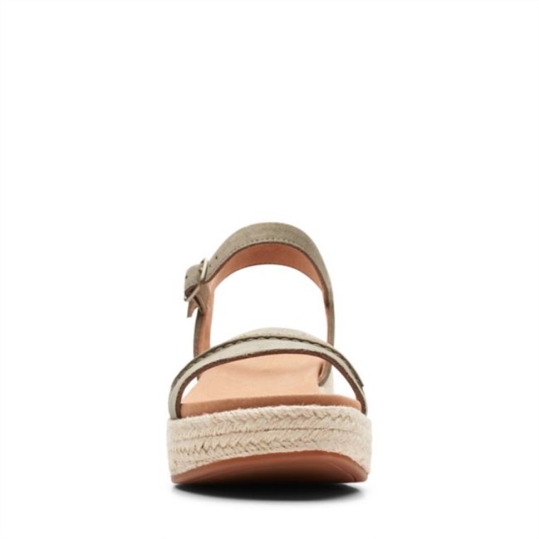 Gamuza Verde Oliva Puntada Kimmei De Clarks Gamuza Verde Oliva
