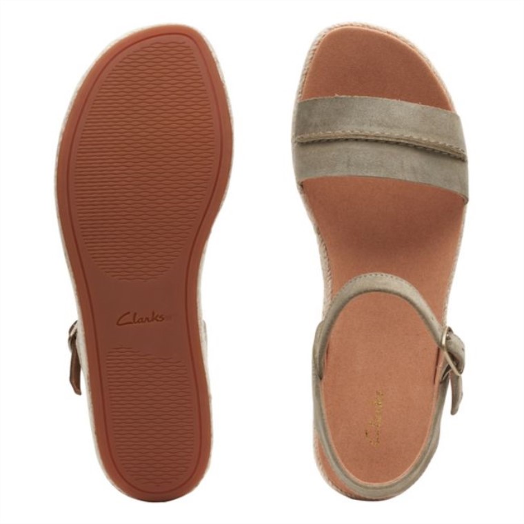 Gamuza Verde Oliva Puntada Kimmei De Clarks Gamuza Verde Oliva