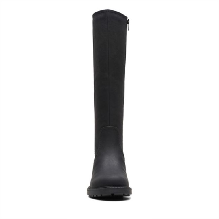 Opal G Bajo Cuero Negro Clarks Cuero Negro
