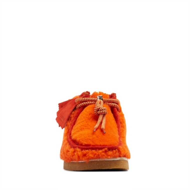 Botas Lana Naranja Wallabee Botas Lana Naranja Clarks