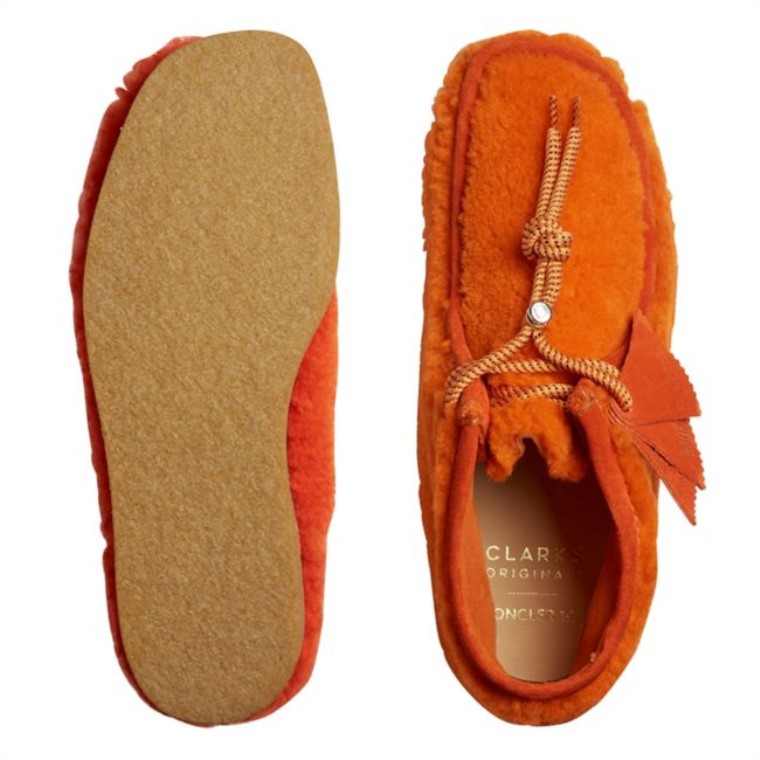 Botas Lana Naranja Wallabee Botas Lana Naranja Clarks