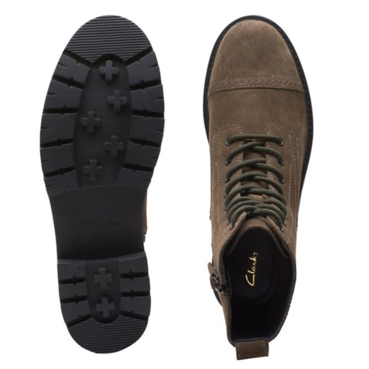Gorra Orianna Ante Oliva Oscuro Clarks Ante Oliva Oscuro