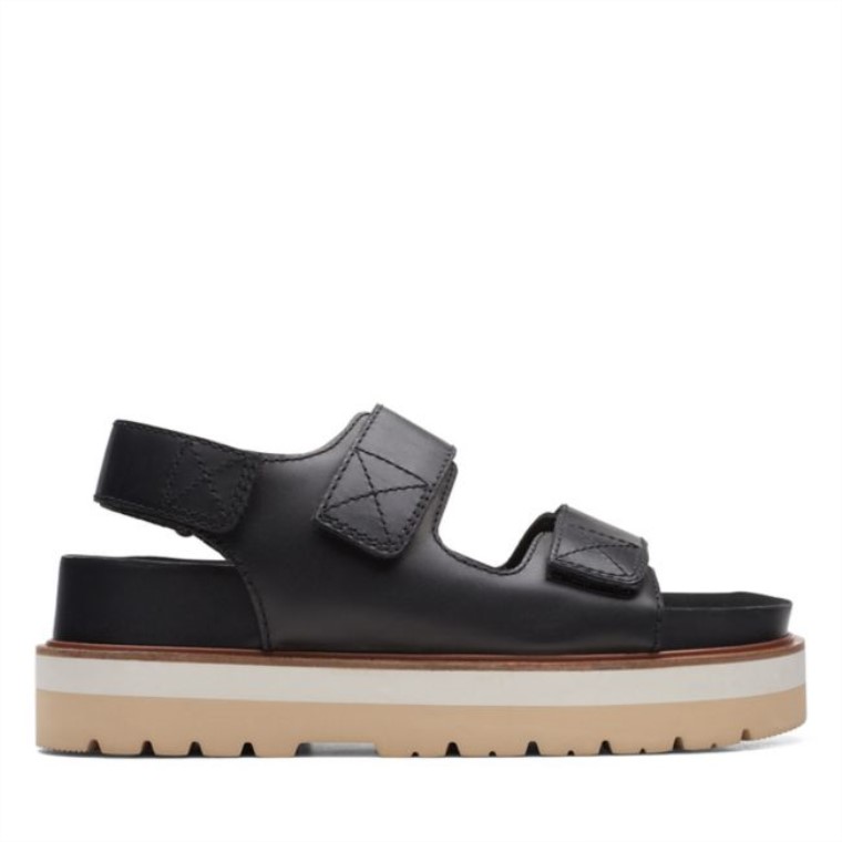 Orianna Mar Cuero Negro Clarks Cuero Negro