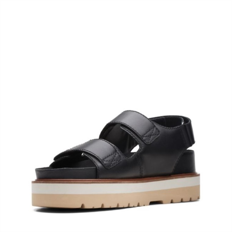 Orianna Mar Cuero Negro Clarks Cuero Negro