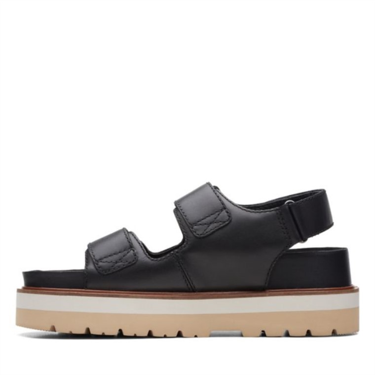 Orianna Mar Cuero Negro Clarks Cuero Negro