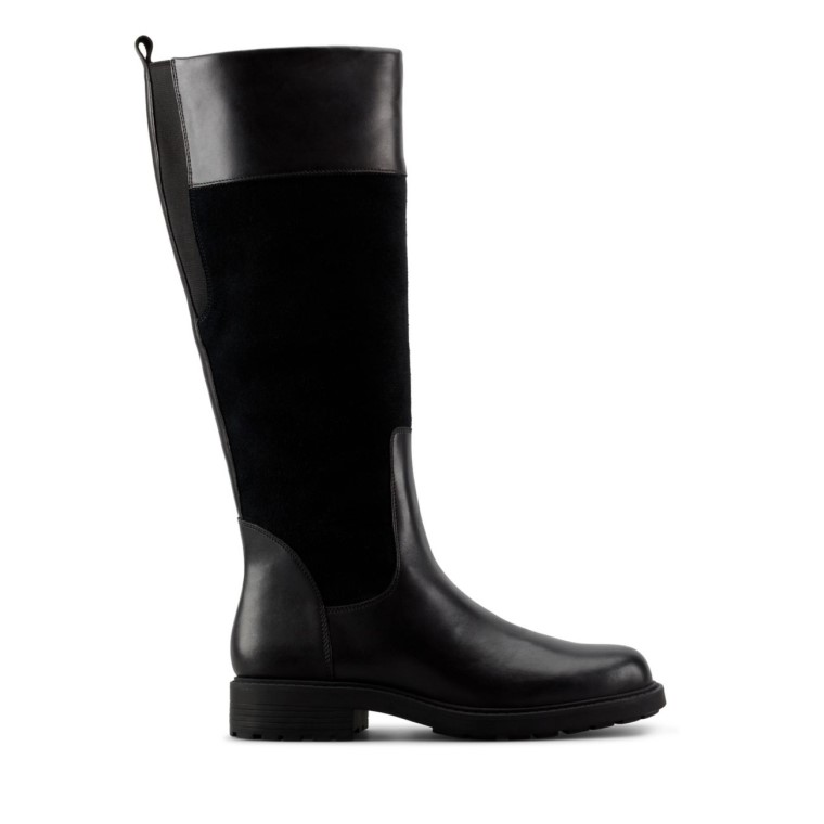 Orinoco 2 Hola Cuero Negro Con Forro Clarks Cuero Negro Con Forro