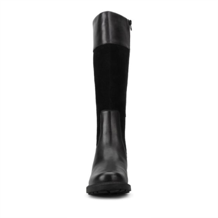 Orinoco 2 Hola Cuero Negro Con Forro Clarks Cuero Negro Con Forro