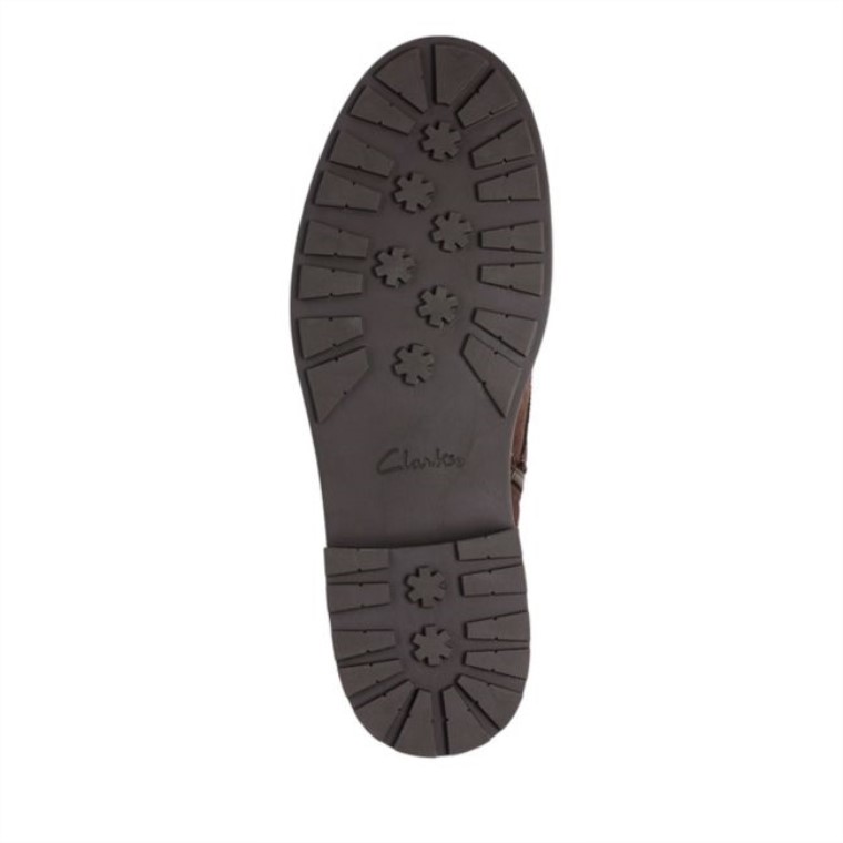 Estilo Orinoco 2 Ante Marrón Oscuro Clarks Ante Marrón Oscuro