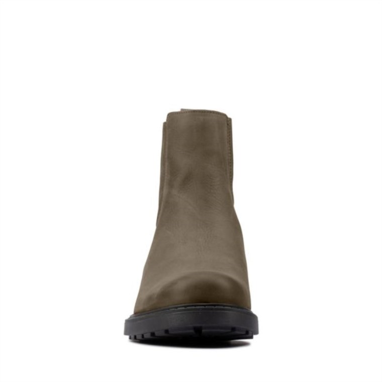 Orinoco2 Cuero Oliva Oscuro Medio Cuero Clarks Oliva Oscuro