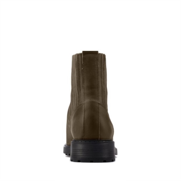 Orinoco2 Cuero Oliva Oscuro Medio Cuero Clarks Oliva Oscuro