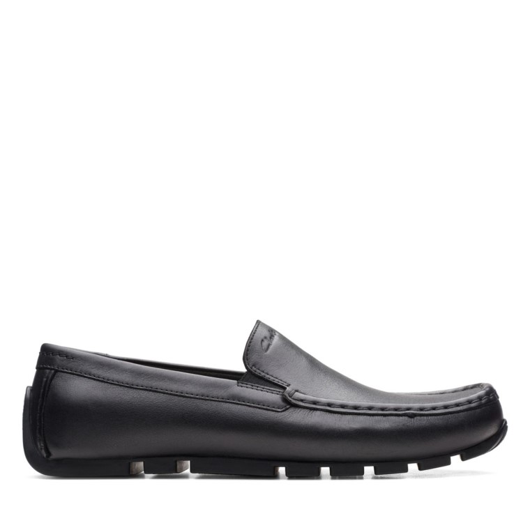 Cuero Negro Liso Oswick Cuero Negro Clarks
