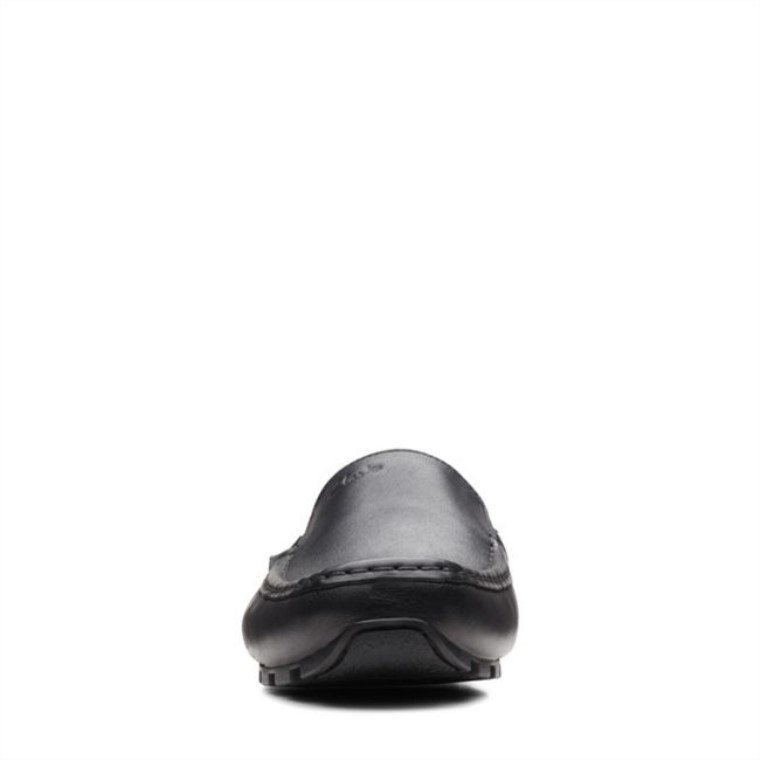 Cuero Negro Liso Oswick Cuero Negro Clarks