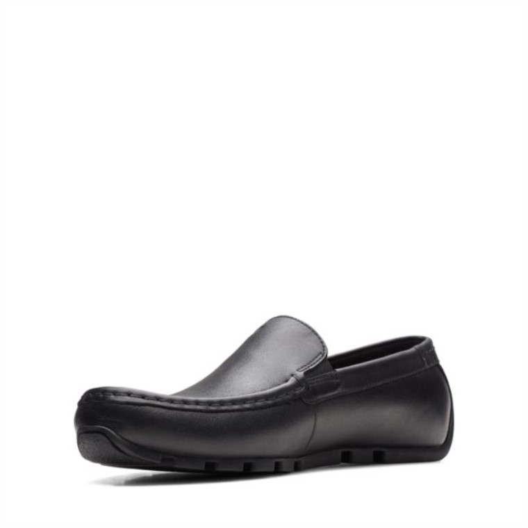Cuero Negro Liso Oswick Cuero Negro Clarks