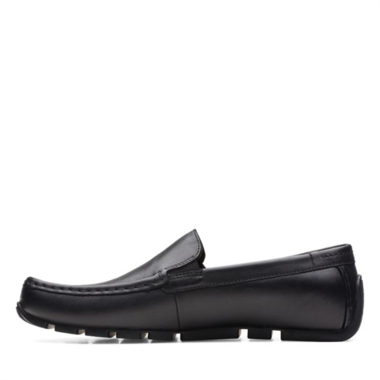Cuero Negro Liso Oswick Cuero Negro Clarks