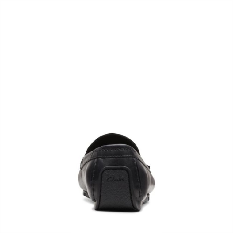 Cuero Negro Liso Oswick Cuero Negro Clarks