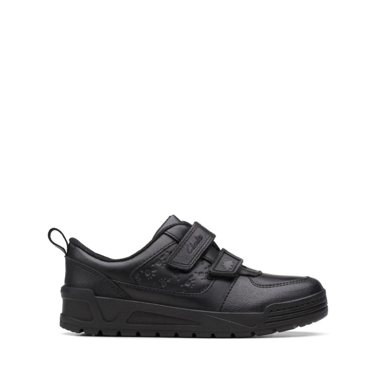 Palmer Steggy Kid Cuero Negro Clarks Cuero Negro