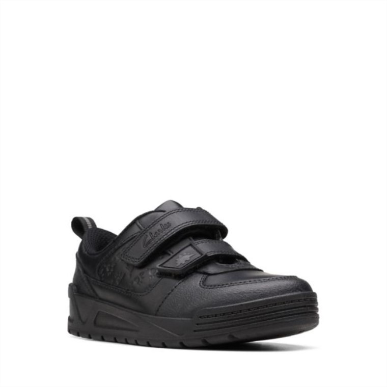 Palmer Steggy Kid Cuero Negro Clarks Cuero Negro
