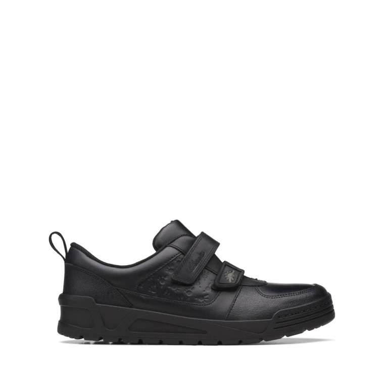 Palmer Steggy Viejo Cuero Negro Clarks Cuero Negro