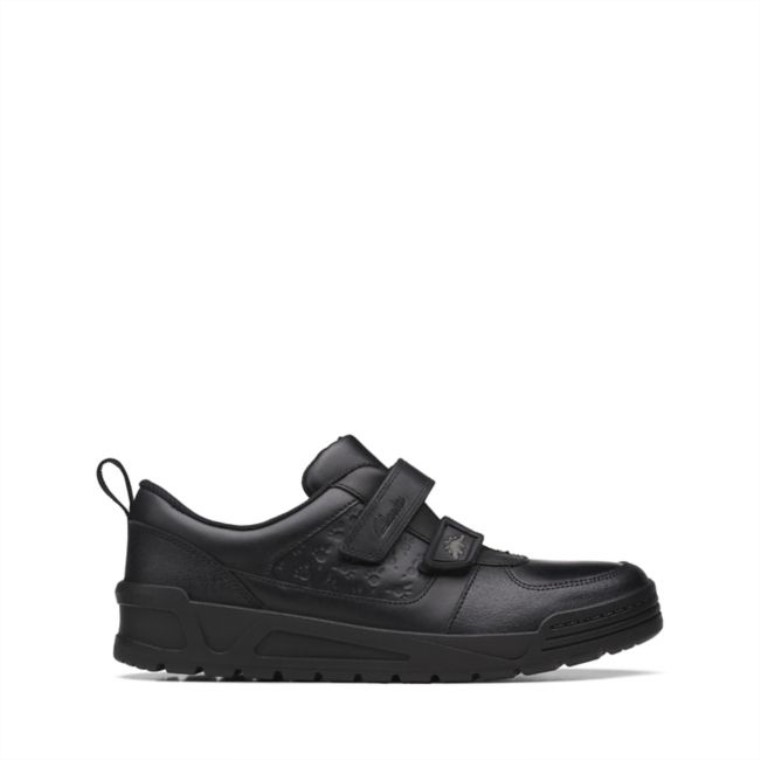 Palmer Steggy Viejo Cuero Negro Clarks Cuero Negro