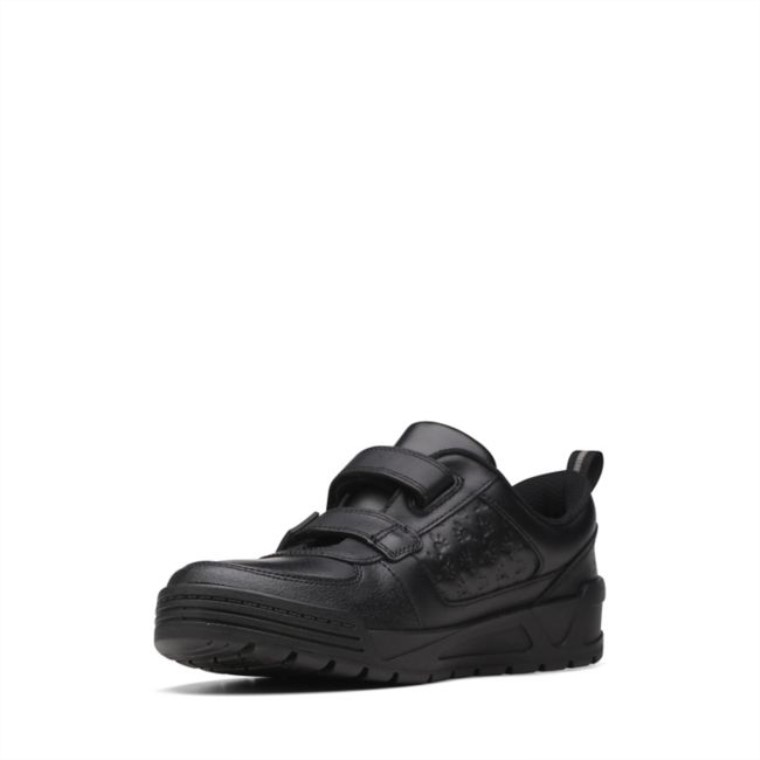 Palmer Steggy Viejo Cuero Negro Clarks Cuero Negro