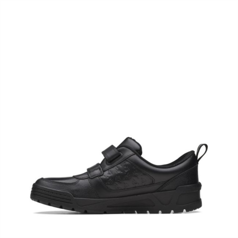 Palmer Steggy Viejo Cuero Negro Clarks Cuero Negro
