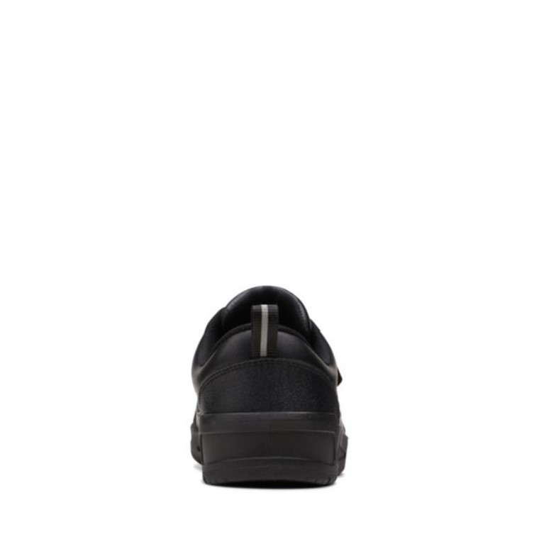 Palmer Steggy Viejo Cuero Negro Clarks Cuero Negro