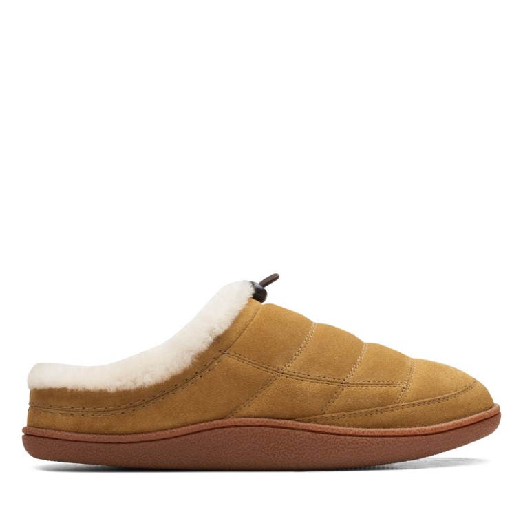 Pilton Mule Gamuza De Musgo De Roble Clarks Gamuza De Musgo De Roble
