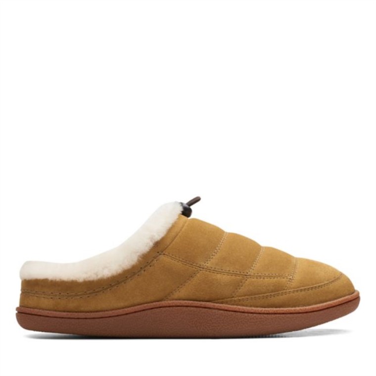 Pilton Mule Gamuza De Musgo De Roble Clarks Gamuza De Musgo De Roble