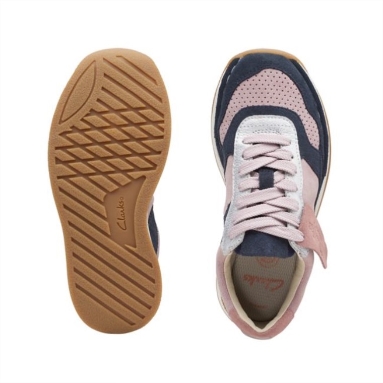 Combi Rosa Clarks Craft Run Tor Niño Combi Rosa