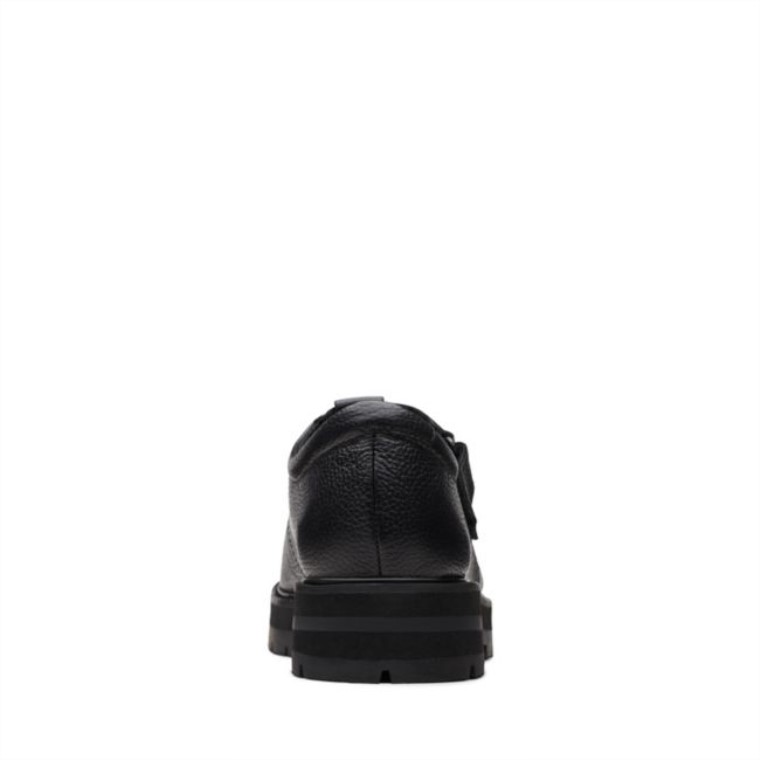 Prague Brill Juvenil Cuero Negro Clarks Cuero Negro