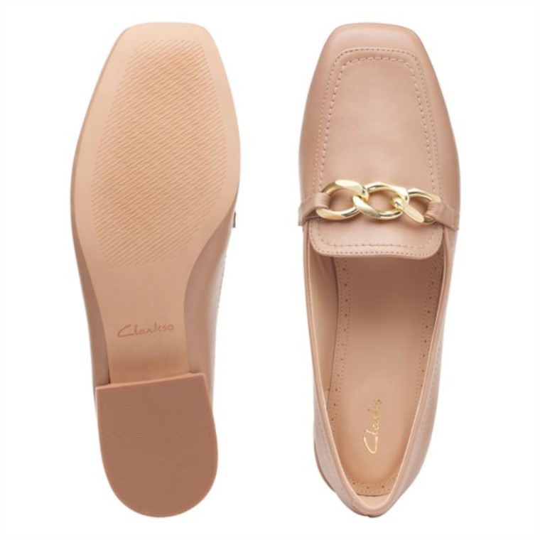 Cuero Praliné Clarks Seren 30 Step Cuero Praliné