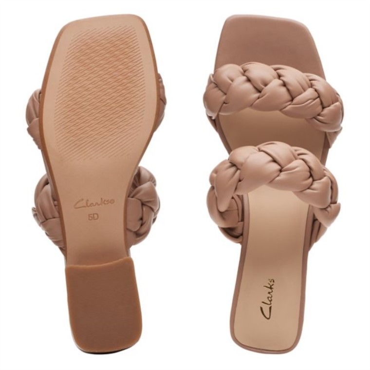 Piel Praliné Clarks Seren25 Trenza Piel Praliné