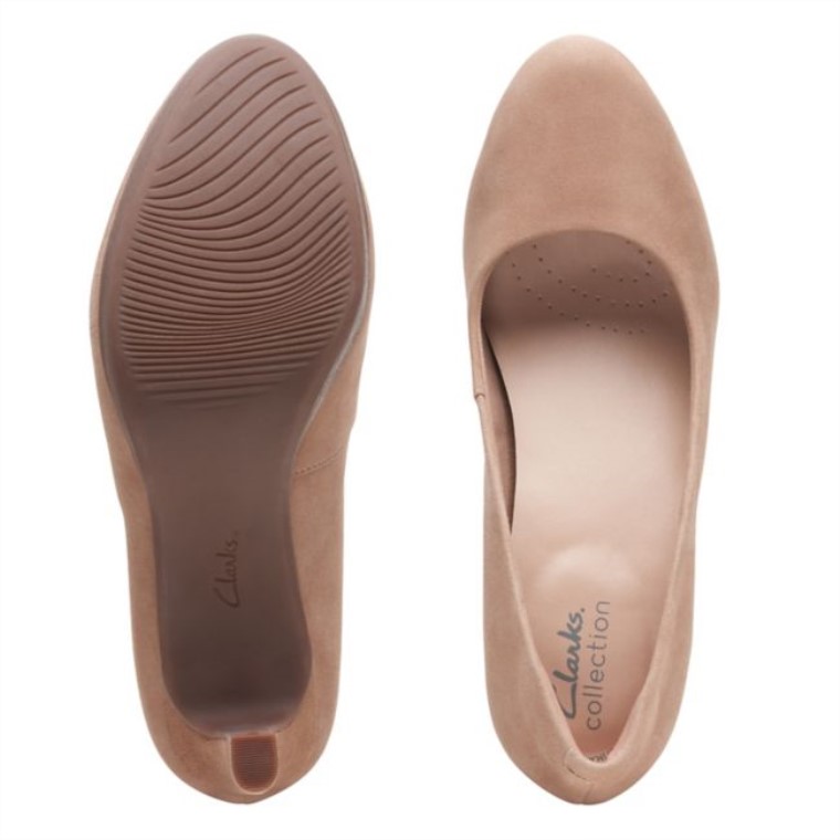 Praliné Gamuza Clarks Ambyr Joy Praliné Gamuza
