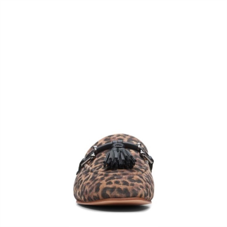 Pure 2 Borlas Estampado Leopardo Clarks Estampado Leopardo