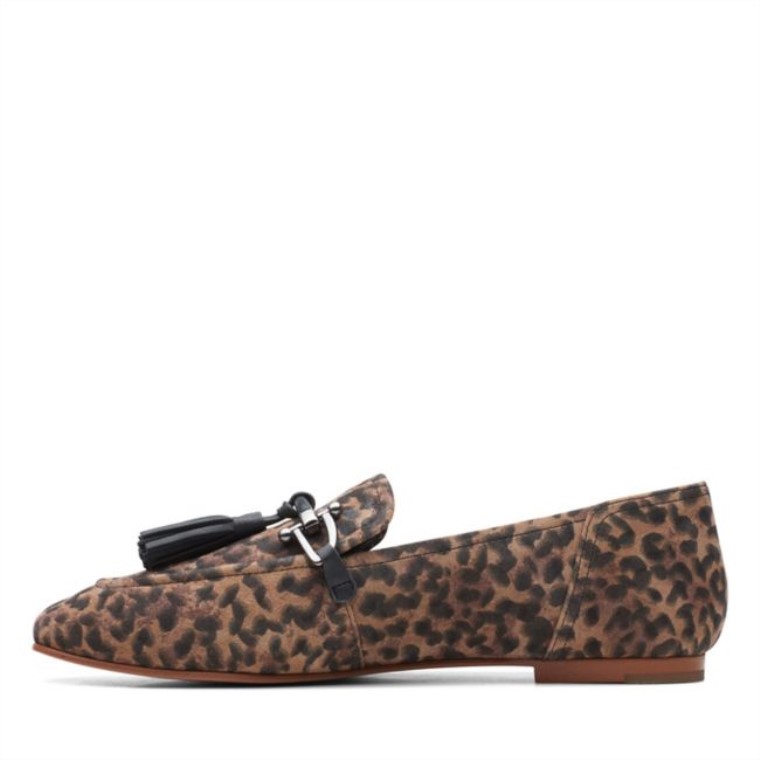Pure 2 Borlas Estampado Leopardo Clarks Estampado Leopardo