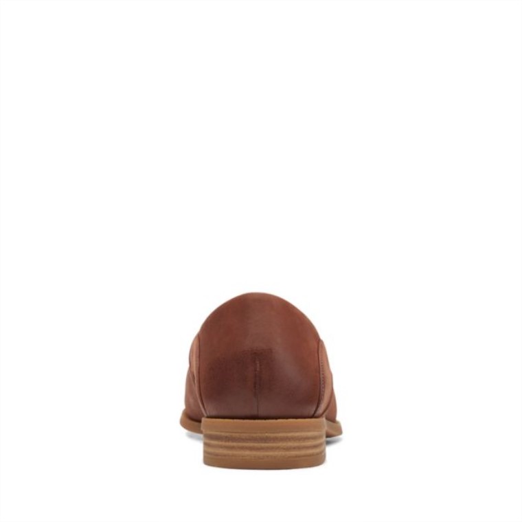 Pure Belle Cuero Marrón Oscuro Clarks Cuero Marrón Oscuro