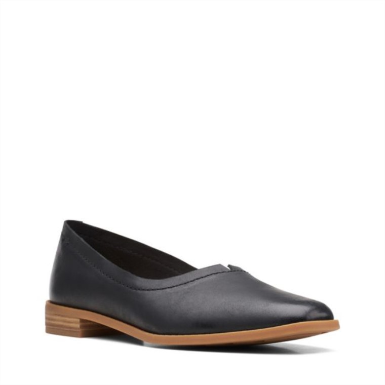 Pure Walk Cuero Negro Clarks Cuero Negro