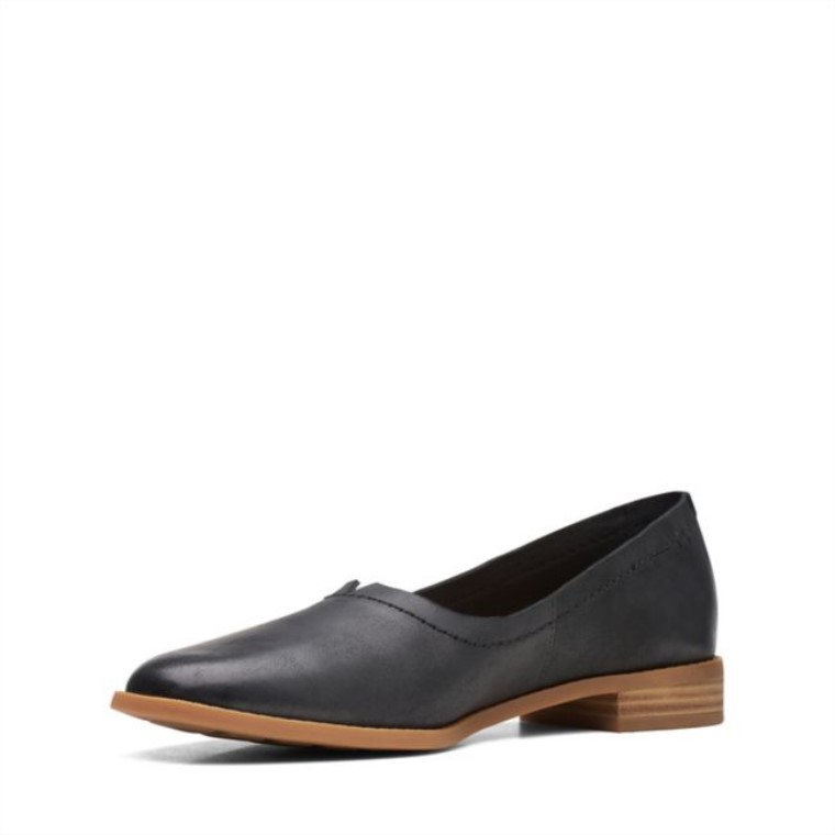 Pure Walk Cuero Negro Clarks Cuero Negro
