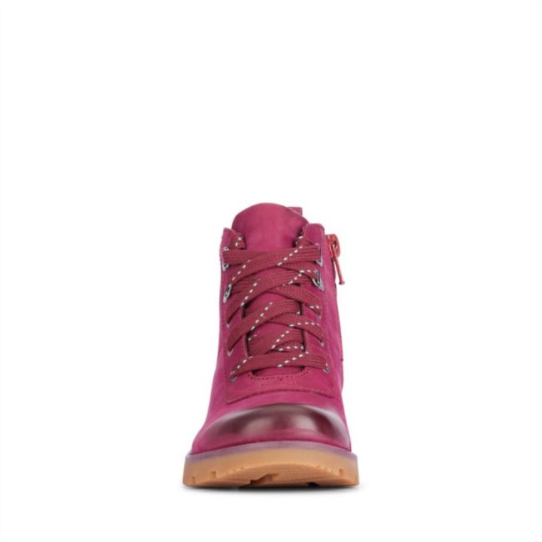 Cuero Morado Clarks Heath Go Gore-tex Niño Cuero Morado