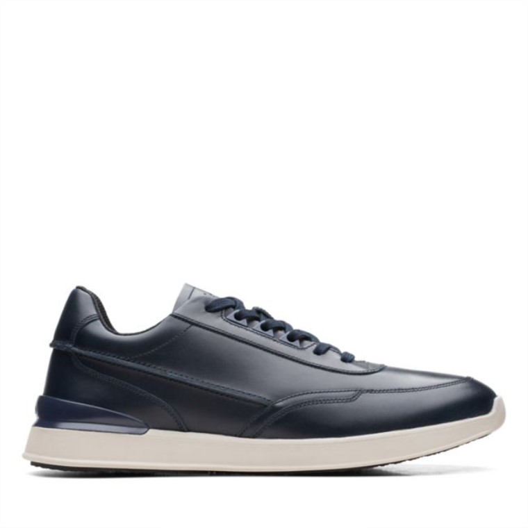 Race Lite Encaje Cuero Azul Marino Cuero Azul Marino Clarks
